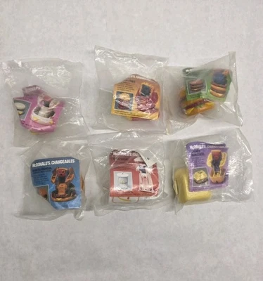 McDonald’s Cambiables 1987 Happy Meal Transforming Robots Lote Foto 1 de 4