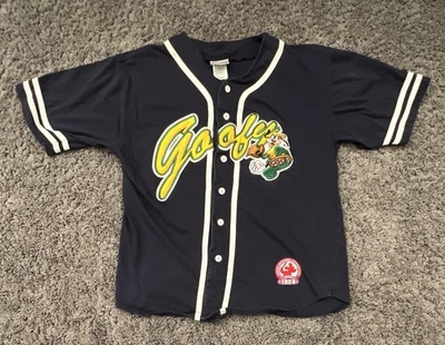 Camiseta deportiva Walt Disney World Goofy para hombre azul medio de béisbol bordada con botones Foto 1 de 4