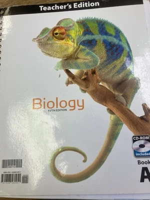 BJU Biology, Teachers Edition, Book A w/CD, Fifth Edition, VERY GOOD - Image 1 of 3
