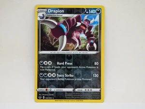 Pokemon - Drapion - 122/202 - Scarlet & Violet - Reverse Holo Rare - NM/M - Picture 1 of 2