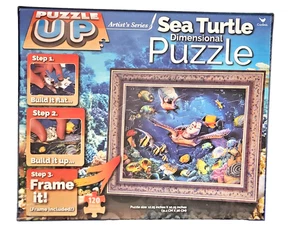 SEA TURTLE Dimensional Puzzle Up Layered Puzzle - mit Rahmen - 120 Teile - Bild 1 von 3