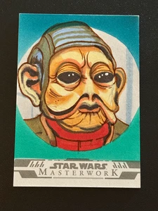 Topps Star Wars Masterwork Nien Nunb Sketchkarte - Bild 1 von 2