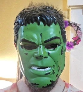 Marvel Der unglaubliche Hulk Kunststoff Maske Marvel Kind Einheitsgröße  - Bild 1 von 4