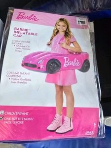 Halloween Girl BARBIE INFLATABLE CAR CHILD'S COSTUME Accessory-ONE SIZE Ages 4+ - Picture 1 of 1