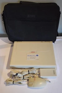 Compaq LTE 5280 Vintage Retro Notebook Computer + Power Supply, PS2 Mouse + Bag - Afbeelding 1 van 14