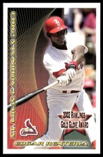2003 St. Louis Cardinals Police Edgar Renteria #NNO