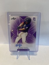 2021 Leaf Perfect Game National Baseball WILBURN FURNISS Purple Autograph 1/1 !!