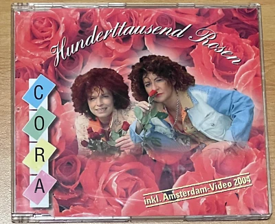 Ultra RAR! Maxi-CD Cora - Hunderttausend Rosen 4 Tracks + Amsterdam-Video 2004 - Bild 1 von 2