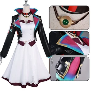 LOL Arcane 2 Jinx League of Legends Cosplay Powder Jinx Costume Jacket Dress - Picture 1 of 16