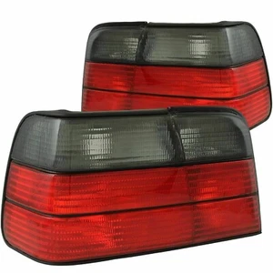 ANZO 221216 Taillights Lamp Assembly Red/Clear for 92-98 BMW 3 Series E36 Sedan - Picture 1 of 5