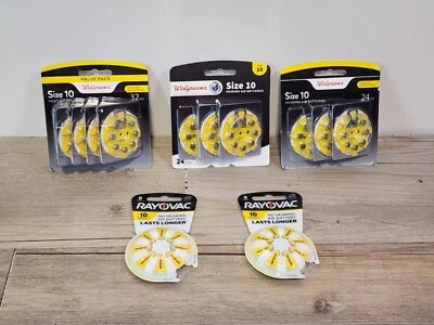 Lote de pilas para audífonos Walgreens tamaño 10 1,45 voltios Foto 1 de 4