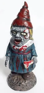 Weiblicher Garten Zwerg Zombie Mädchen Halloween Requisite - Bild 1 von 1