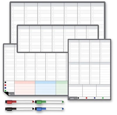 Magnetic Planner Organiser | Fridge Whiteboard Calendar for Work Office or Home - Image 1 of 4