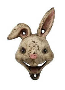 Rabbit Cast Iron Wall Mounted Bottle Opener - Picture 1 of 1