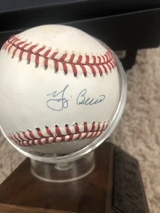 YANKEES YOGI BERRA SIGNED AUTOGRAPHED AMERICAN LEAGUE BASEBALL - Picture 1 of 6