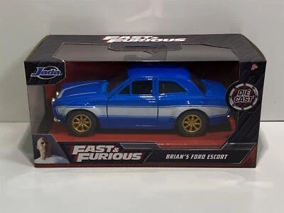 Fast And Furious Brian's Ford Escort 1:32 Scala Jada 97188 - Immagine 1 di 4
