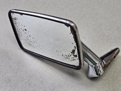 USED ORIGINAL GENUINE PORSCHE 911 CHROME DRIVERS DOOR  MIRROR 1974-75 #5 - Image 1 of 4