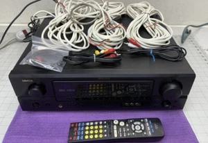 Denon AVR-1507 7.1 Ch. MONSTER Receiver Surround Sound Remote🔊Wires Bundle MINT - Picture 1 of 24