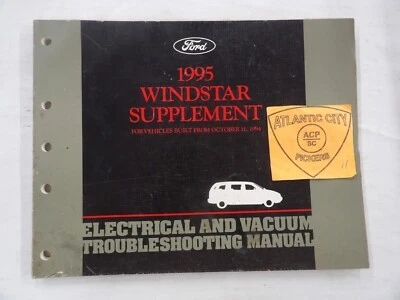 1995 福特 WINDSTAR 补给电动真空管手册 — 第 1/4 张图片