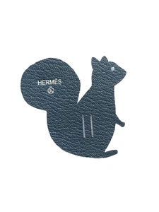 MINI CHARM ARDILLA HERMES PETIT H EN AZUL MARINO - ¡¡TOTALMENTE NUEVO!!! - Imagen 1 de 3