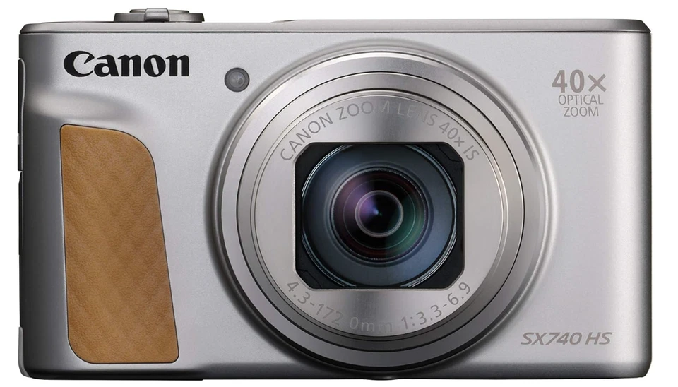 Canon PowerShot Sx740 HS Digital Camera - Silver W/ 16 GB SD Card
