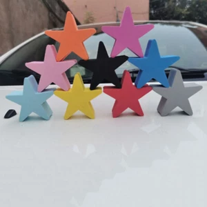 1Pc Colorful five-pointed star car antenna pen topper aerial EVA ball decorY- _t - Picture 1 of 12