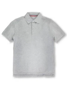 French Toast Unisex S/S Pique Polo (Sizes 8 - 20) - Picture 1 of 23