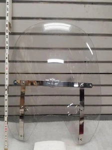 New 100th anniversary Windshield Harley Dyna Sportster Detachable Clear 17" OEM - Picture 1 of 8