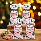 50Pcs Gift Packages Christmas Candy Bag Cookie Gift Bags  Party Supplies