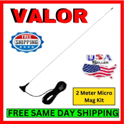 Valor MM144B 2 метра микро магнит 1/4 волны 50 Вт антенна с кабелем BNC подключить набор - Изображение 1 из 4