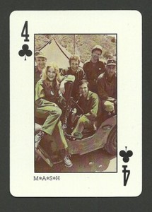 Mash - M*A*S*H TV Playing Card Alan Alda Loretta Swit Gary Burghoff Mike Farrell