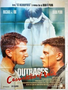 Affiche cinéma OUTRAGES BRIAN de PALMA Casualties of War - 120 x 160 cm - Imagen 1 de 1