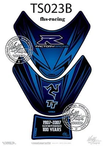 TS023B , MOTOGRAFIX - Tankpad Tankprotektor , Suzuki , TT Edition - Isle of Man - Picture 1 of 1