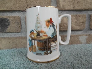 Vintage Norman Rockwell Museum Collection Cup For A Good Boy 1985 Coffee Mug. - Picture 1 of 8