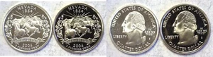 2006-S Nevada Statehood Quarter Silver & Clad Proofs 2 Coin Set - Picture 1 of 3