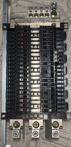 SquareD NQ Panel: 400 AMP main lugs fully loaded 42 brand new breakers - Picture 1 of 24