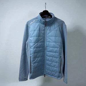 RLX Ralph Lauren Full Zip Jacket Wool Blend Performance Mens Size MED NWT $248 - Picture 1 of 10