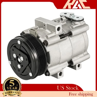 A/C Compressor For Ford F-150 2004-2006 V8 4.6L Mercury Cougar 1994-1997 V8 4.6L - Image 1 of 4