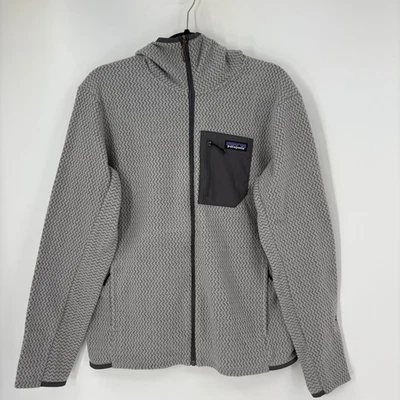 Patagonia R1 Air Full-Zip Hoodie Gray Size Medium - Image 1 of 4