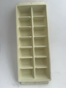 Bandeja para cubitos de hielo GE General Electric vintage (con capacidad para 14 cubitos) 12,5" beige - Imagen 1 de 2