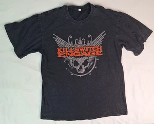 T-shirt vintage Y2K Kill Switch Engage Band nera manica corta uomo taglia XL - Foto 1 di 7