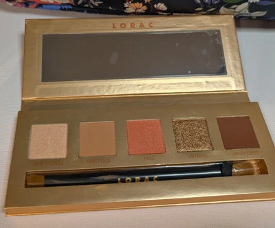 Lorac Unzipped Brazen Eye Shadow Palette with Dual-Ended Brush NIB New - Image 1 of 2