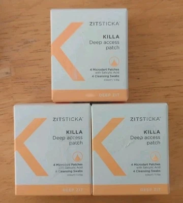 Zitsticka Killa Spot Clarifying Patch Kit: With 4 Microdart Patches & Swabs X3 - Image 1 of 2