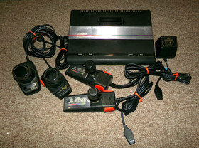 Atari 7800 Pro System Video Game Console & Controllers Take a LOOK !!!!!!!