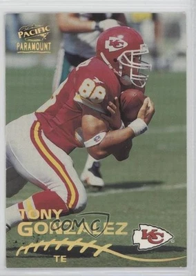 1998 Pacific Paramount Tony Gonzalez #112 HOF - Image 1 of 2