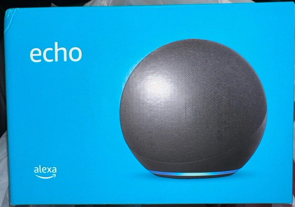 New Amazon Echo (4th Gen) - Smart Home Hub Speaker with Alexa (Black/Charcoal) - Image 1 of 1