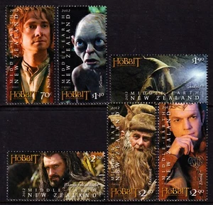New Zealand 2012 The Hobbit Complete Mint MNH Set SC 2434-2439 - Picture 1 of 1