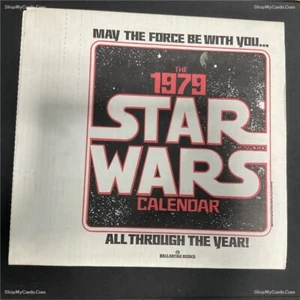 Vintage Star Wars Calendar 1979 with Original Mailer Box Ballantine - Picture 1 of 2