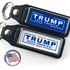 Trump SAVE AMERIKA! 2024 Schlüsselanhänger Schlüsselring Schlüsselanhänger (2er-Pack) - Bild 1 von 2