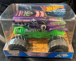 Hot Wheels Monster Jam Grave Digger Truck RARE PURPLE METAL BODY 1:24 2016 - Bild 1 von 1